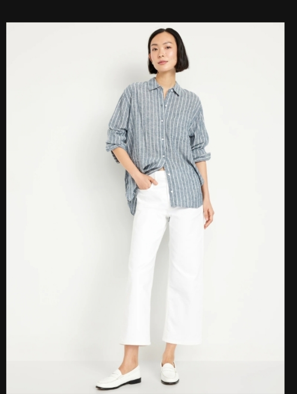 High-Waisted Wow Crop Wide-Leg Jeans